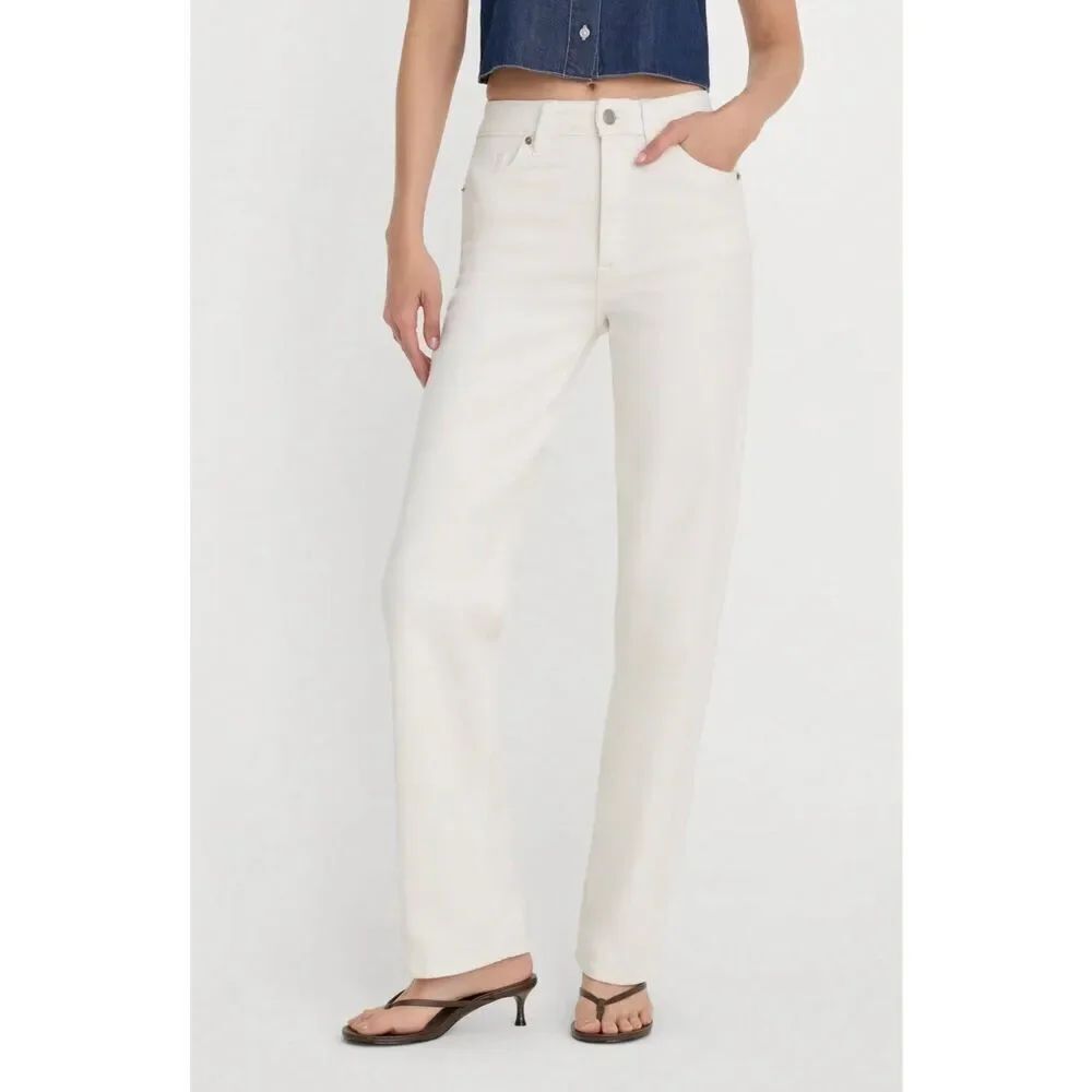 Good American Good Straight Jeans | 0 in White